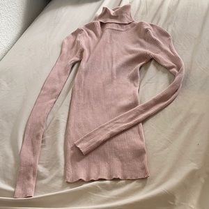 Express ribbed turtleneck